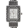 Geneva Platinum Silvertone Sea Life Bangle Watch