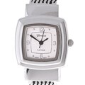 Geneva Platinum Ornate Band Women's Bangle Watch