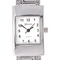 Geneva Platinum Women's Greek Key Style Band Watch