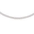 10k White Gold Ultra Lite Bismark Necklace (18-inch)