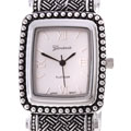 Geneva Platinum Antique Style Bangle Watch
