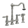 Fontaine Monaco Brushed Nickel Bridge Faucet