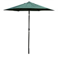 Heavy-duty Green 8.5-foot Tilting Patio Umbrella