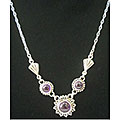 Amethyst Stone Necklace (Thailand)