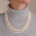 Cultured White Freshwater Pearl Strand (6-7 mm/ 64 in.)