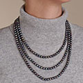 Cultured Freshwater Black Pearl Strand (6-7mm/64in)