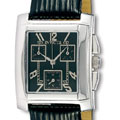 Invicta Women's Black Leather Chronograph Watch