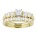 14k Gold 7/8ct TDW Diamond Bridal Ring Set (G-H-I, I1-I2)