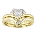 14k Yellow Gold 3/8ct TDW Diamond Bridal Ring Set (G-I, SI-I1)