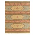 Flat-woven Santa Fe Light Tan Wool Rug (8' x 10')