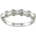 14k White Gold 3/4ct TDW Diamond Anniversary Band