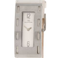 Mount Royal Women's White Satin Rectangular Watch
