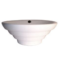 Fontaine Stacks Porcelain Vessel Sink w/Drain