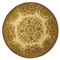 Hand-tufted Heritage Beige Wool Rug (3'6 Round)