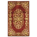 Hand-tufted Heritage Red Wool Rug (4' x 6')