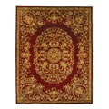 Hand-tufted Heritage Red Wool Rug (9'6 x 13'6)