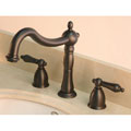 Oil-rubbed Bronze Widespread Faucet