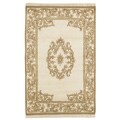 Hand-knotted Chateau Gold Wool Rug (8'3 x 11'6)