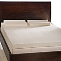 Comfort Dreams Memory Foam 4-inch Mattress Topper with Contour Pillows