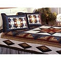 Carpenters Star Oversized Patchwork Quilt Set