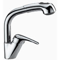Chrome Pull-out Kitchen Faucet with Two Spray Modes