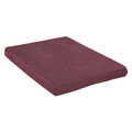 Large Burgundy Microfiber Memory Foam Bed