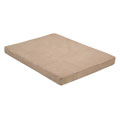 Large Peat Microfiber Memory Foam Bed