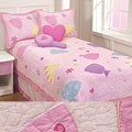Dress Up All Cotton 4-piece Twin Quilt Set