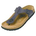 Betula Rap Navy Nubuk Thong Sandal