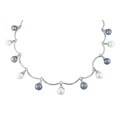 Sterling Silver Freshwater Pearl Necklace (5-8mm)