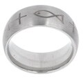 Stainless Steel Faith Ring