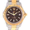 Tag Heuer Black Dial Two-tone Aquaracer Watch