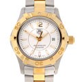 Tag Heuer Silver Dial Two-tone Aquaracer Watch