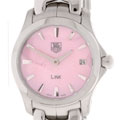 Tag Heuer Women's Pink Mother-of-Pearl Dial Link Watch