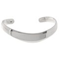 Sterling Silver Tapered Curve Cuff