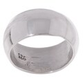 Sterling Silver Solid Smooth Ring