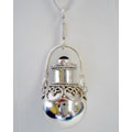 Perfume Bottle Sterling Silver Pendent (Indonesia)