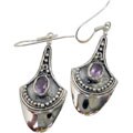 Antique Amethyst Earrings (Thailand)