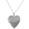 Sterling Silver 'Mom' Heart Locket