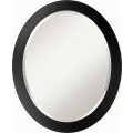 Meridian Black Beveled Mirror
