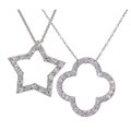 Sterling Silver CZ Star Pendant