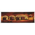 Mangochi Village Hut Scene Canvas (Malawi)