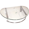 Fontaine Wallmount Glass and Chrome Vanity