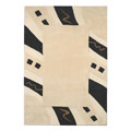 Hand-tufted Mystique Neutral Rug (3'11 x 5'7)