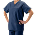 Unisex Reversible Navy Scrub Top