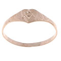 10k Gold Child's Star of David Ring