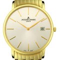 Jacques Lemans Men's White Dial Goldtone Watch