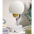 Lighted 8x Magnifying 7-inch Travel Mirror