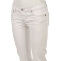 Princy by Jessica Simpson Lowboy White Denim Jeans