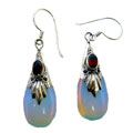 Opalescent Glass Earrings (Thailand)
